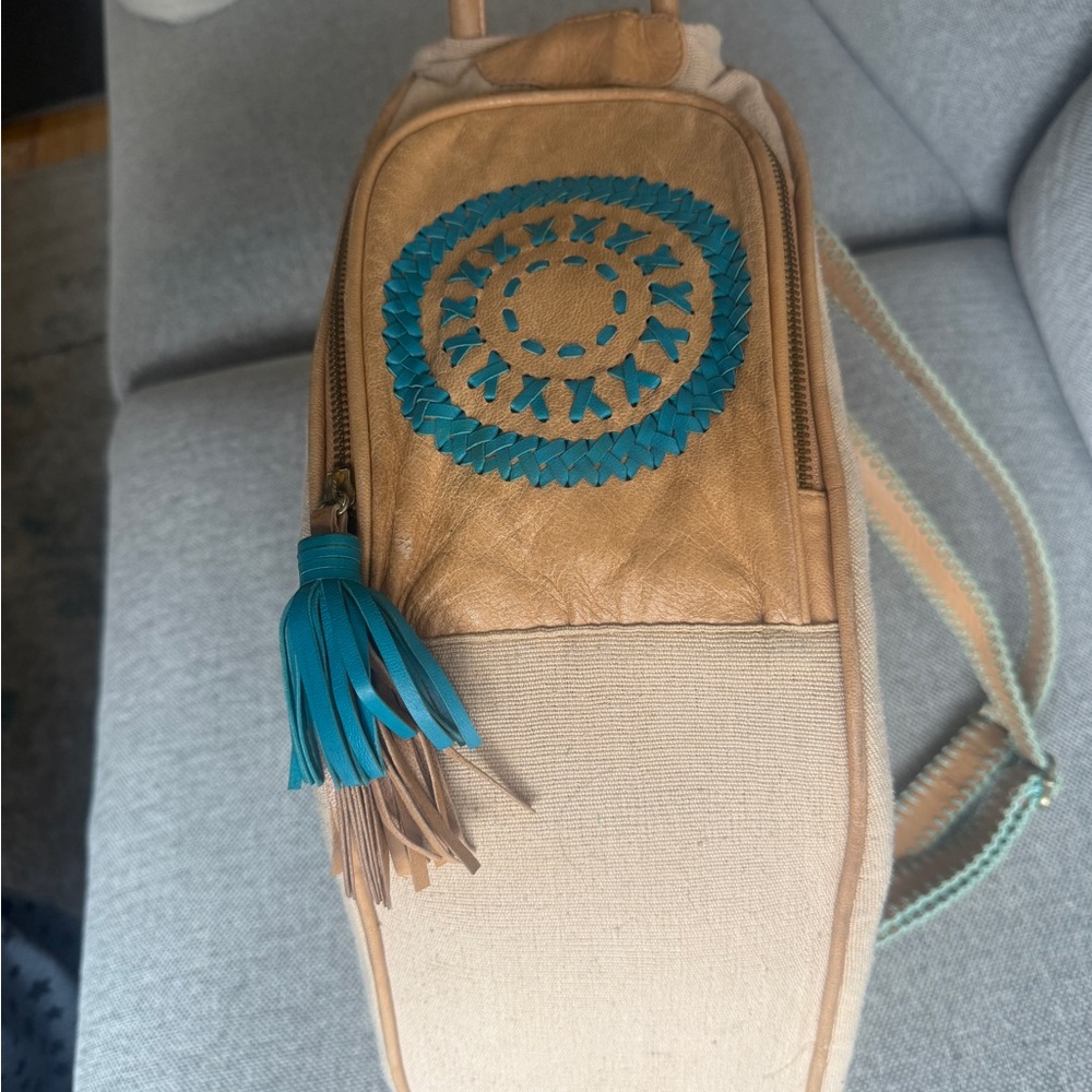 One of a kind Balinese backpack-bag transformer